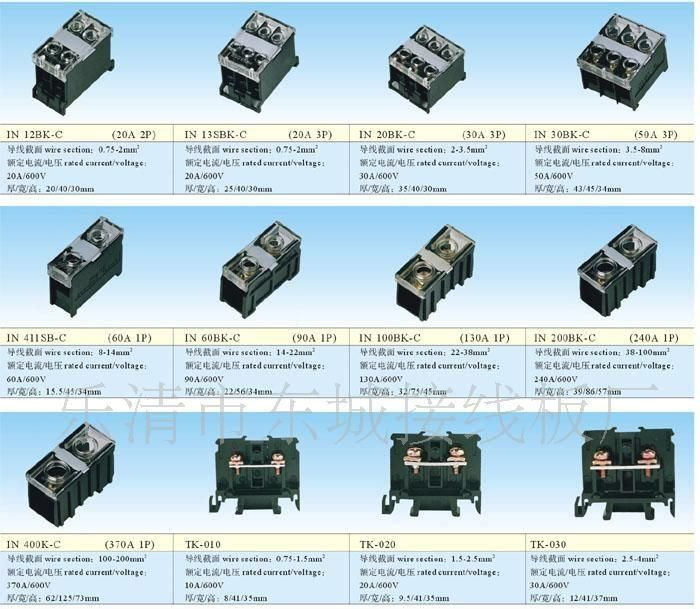 供应IN欧式接线端子、IN-12BK