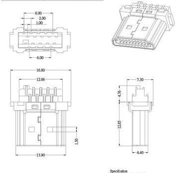 供应高品质HDMI线端成品