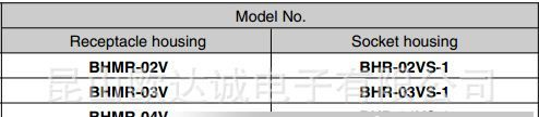 BHMR-02V BHM系列 JST线对线连接器 4.0/8.0mm间距