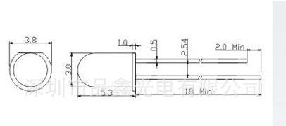 优价销售3MM短脚白光LED/LED白灯 F3白色LED