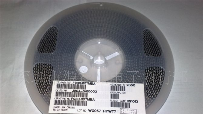 NICHICON 贴片钽电容 F930J107MBA 100UF 6.3V B型