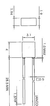 厂家直接供应 2*3*4翠绿LED方形LED指示灯234绿灯 led方形指示灯