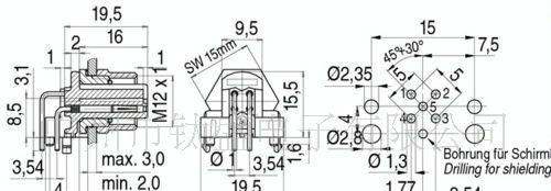 M8/M12连接器