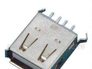 USB AF 180°插板(此款有三种长度),USB连接器 ,A母180度