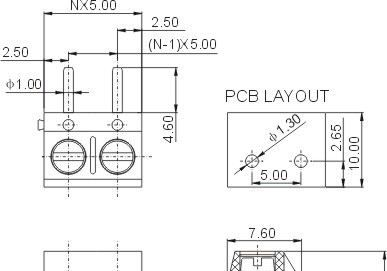 供应欧式PCB接线端子/连接器接线端子/接线柱