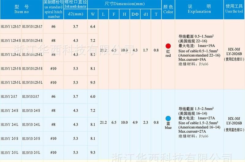 尼龙端子/锁扣叉形尼龙预绝缘端头/LSNY
