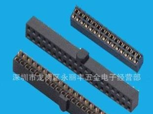 2.54mm 塑高5.0mm， 180度 DIP ，双排排母