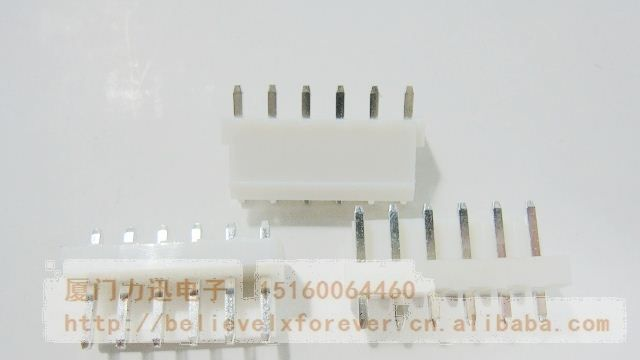 VH 3.96 -2P接插件 2AY针座 胶壳 间距3.96 MM 连接器