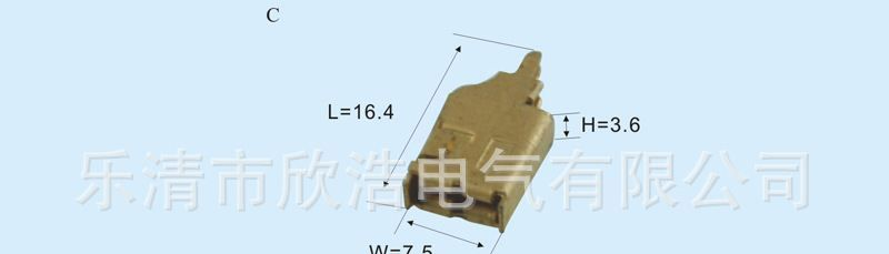 接线端子BX628-6.3—保险端子、汽摩家电接插件,乐清连接器