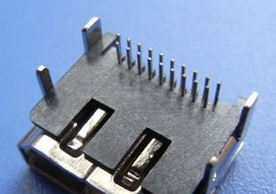 HDMI 二排针四脚DIP插板式母座