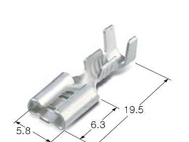 ST730191-5韩国KET连接器端子现货4.8直形插簧