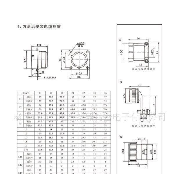 供应Y56E(XKE)-2405圆形航空插头