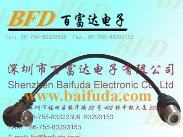 供应RF射频信号线　同轴线　高频头射频连接器　电视机顶盒连接线
