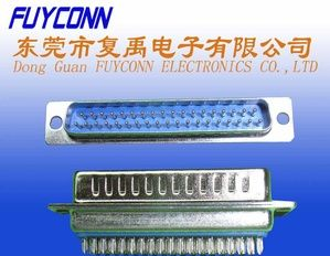 D-SUB  37P一体公焊线式连接器