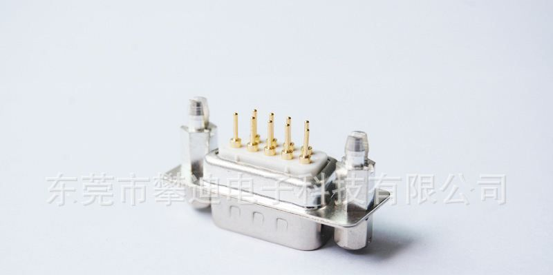 DR25针孔座,90度弯针25针，深圳连接器25P,PCB用25孔连接器