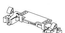 molex  Mini PCI Express* Latch