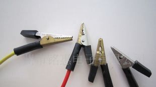 蓄电池充电鳄鱼夹大3号(全铜镀锡)