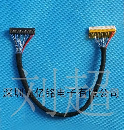 供应通用FIX-30P对杜邦-30P双8位液晶屏线 LVDS线