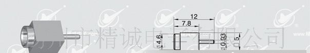 供应MCX射频同轴连接器MCX-75KE-1