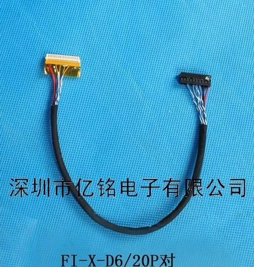 供应通用FIX-20P对杜邦单6屏线单8线 LVDS屏线 液晶屏线
