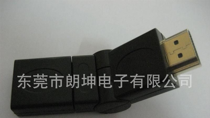 HDMI D TYPE 公头 连接器 铜壳镀金带PCB板