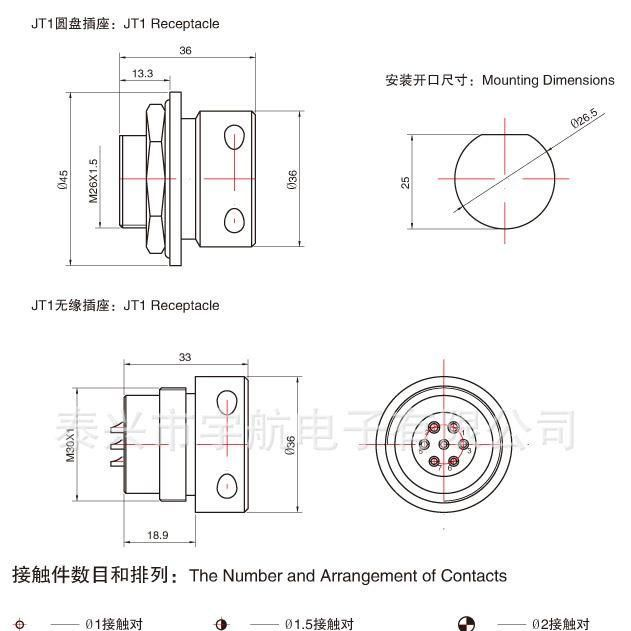 厂家供应7芯矿用拉力连接器，插销连接器
