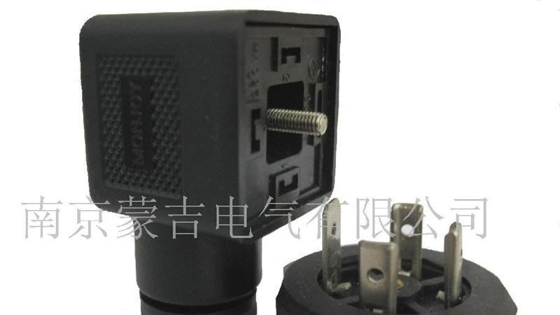 南京蒙吉电气供应DIN43650标准连接器