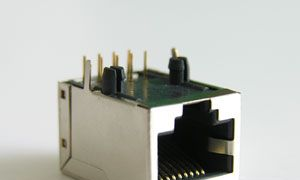 供应RJ45网络插座，网络屏蔽插座，59-8P8连接器，5921脚后3.05