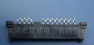 IDE接口连接器SATA7+15Pin  夹板 打K 板上型 母座