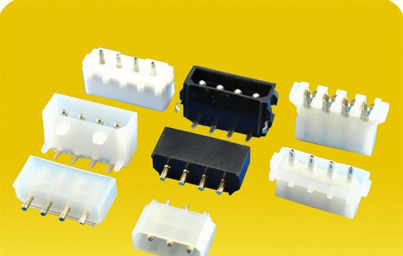 供应电脑连接器大四Pwafer直插件5050WVSN-04P针座