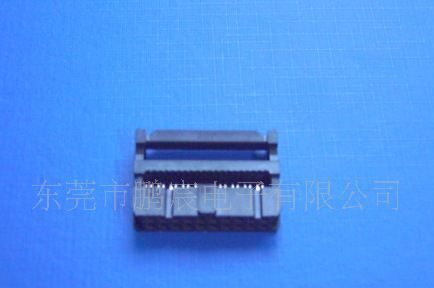 ［厂家直销］IDC2.54/ 20P 三件式 半金 黑 PBT料