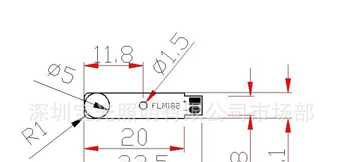 0.5W高品质COB光源 led蜡烛灯光源 适合出口欧美市场