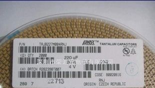 长期现货供应原装avx钽电容TAJA106K010 钽电容 贴片钽电容 avx钽