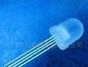 供应F10雾状圆头红绿蓝四脚全彩LED灯珠（共阳）