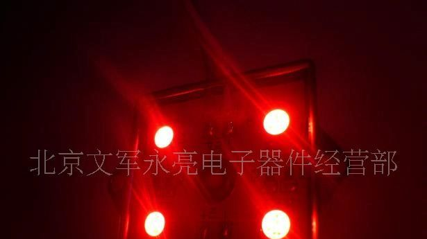 发光字 鱼缸照明 5050贴片LED  四灯防水模组 红色