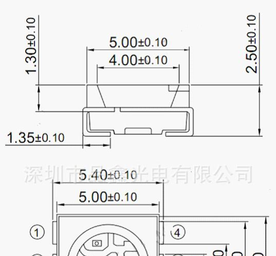 灯条专用5050红光贴片LED