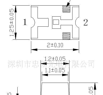 贴片发光二极管0805红灯高亮（1.1厚）厂家直销，批量价销售