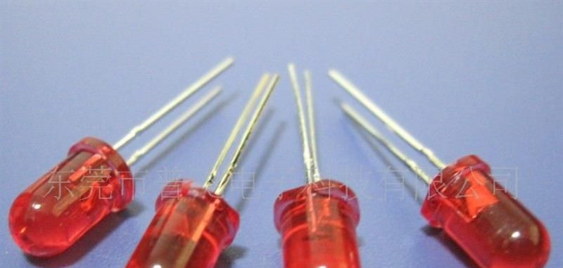 5mm红光 红色led发光二极管