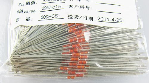 MTD  热敏 NTC MF58 100k 玻璃管