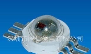 供应1WRGB红绿蓝大功率LED灯珠/六脚