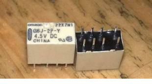 供应继电器G6J-2P-Y-4.5VDC