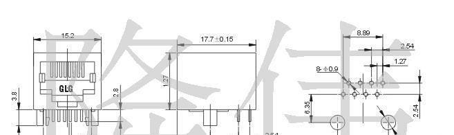 供应网络接口 PCB插座