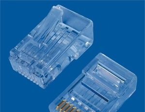 本厂大量供应优质CAT6  4上4下 水晶头