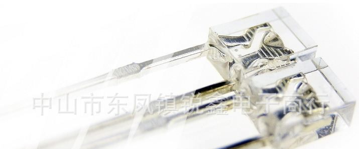 【优势供应】长脚2*3*4白发蓝方型LED发光二极管