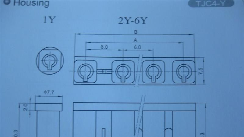 供应TJC4条形连接器 接插件 针座