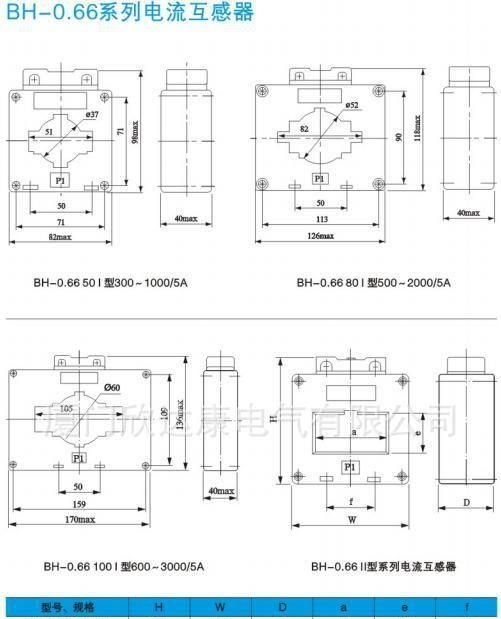 厂家直销 BH-0.66 电流 互感器 电感器