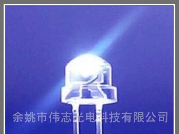 高显指 F4mm正白光 草帽无边沿LED灯珠 高亮度 高流明发光二极管