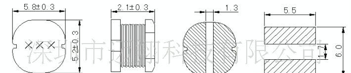 供应CD工型贴片功率电感CD53-2.2UH