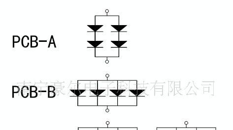 供应LED方形平面管发光块/27*27mm/红黄绿