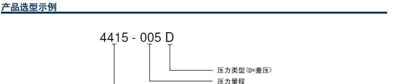 美国MEAS 4415双列直插气体压力传感器